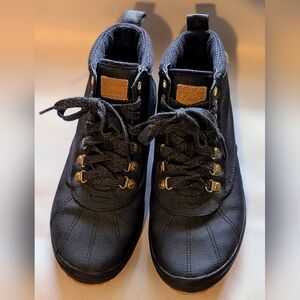 Keds Women Black Lace Up Outdoor Boots